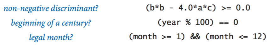 Comparison examples